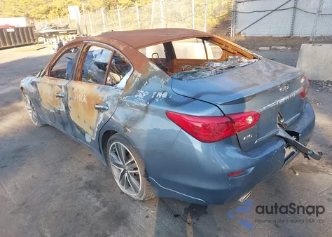 2015 Infiniti Q50 Premium из США, поврежденный, VIN JN1BV7AR5FM397628